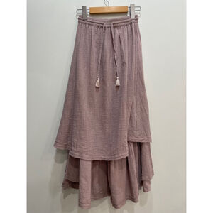 Rowie the Label Ava Midi Tiered Peasant Boho Cottagecore Skirt Womens Size XS